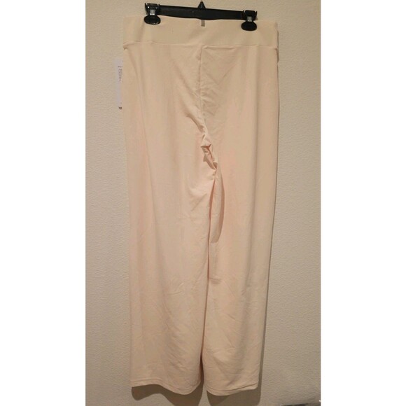 NWT Rhone Ripple Sweatpant Wide Leg Ribbed Cream Women's Large Athleisure Lounge - Picture 4 of 12